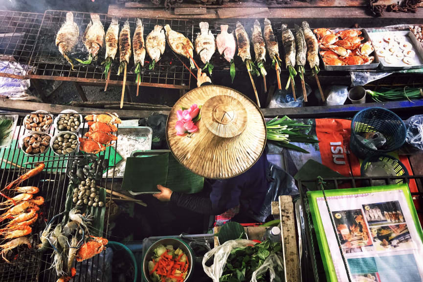 Street food tour in Bangkok, Thailand