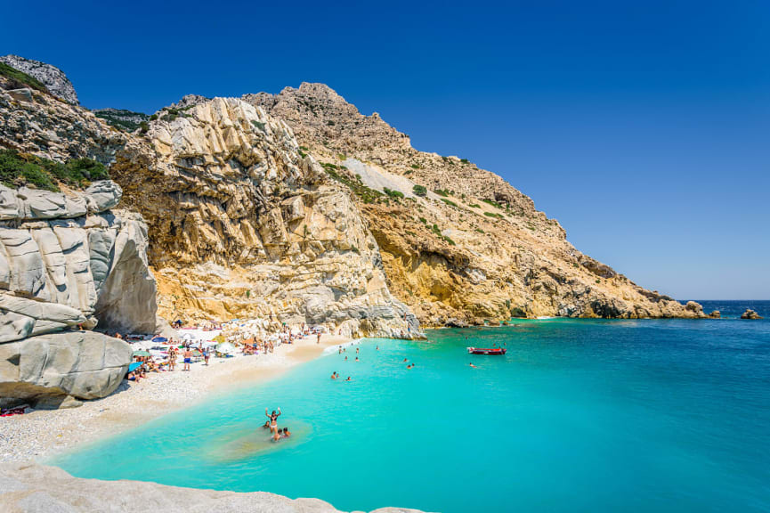 Seychelles Beach in Ikaria, Greece