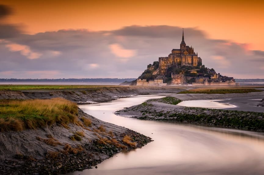 Mont-Saint-Michel in Normandy, France