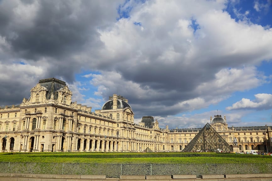 The Louvre in Paris, France