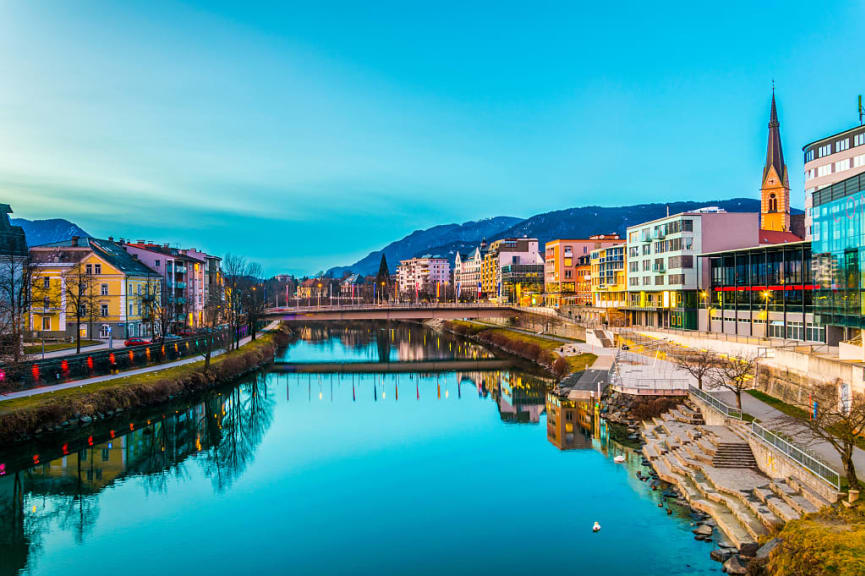 Villach of the Drava River