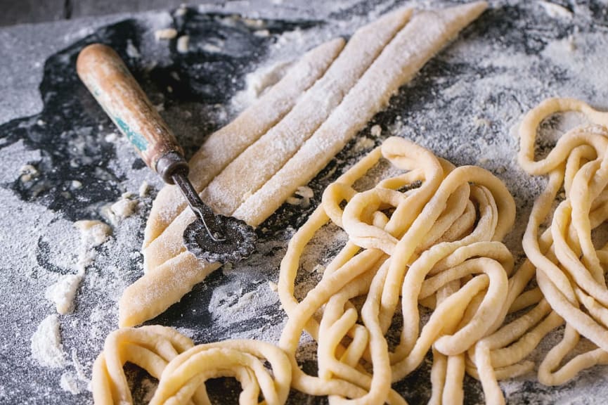 PIci, hand-rolled Tuscan pasta