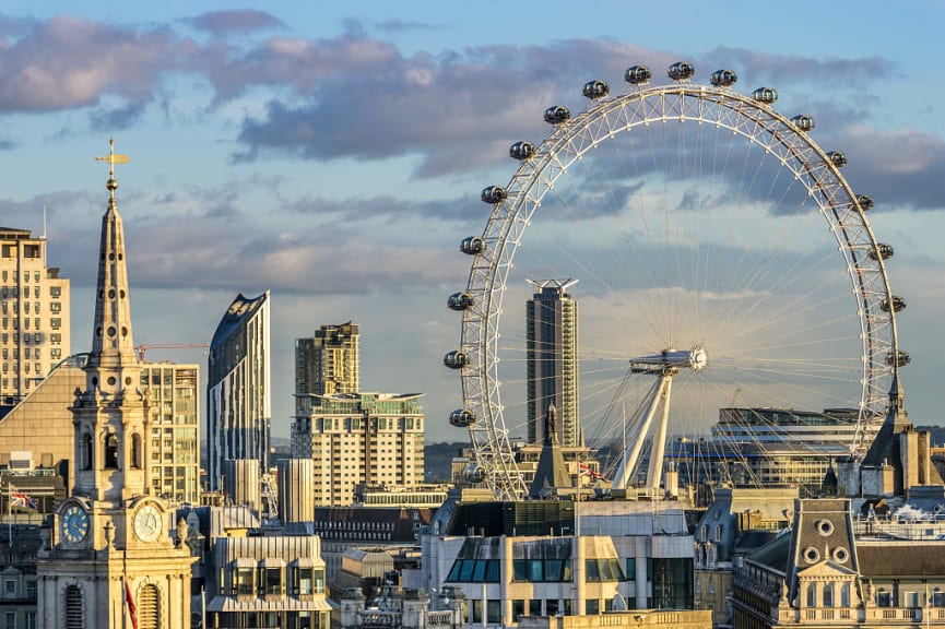 London Eye in London, England