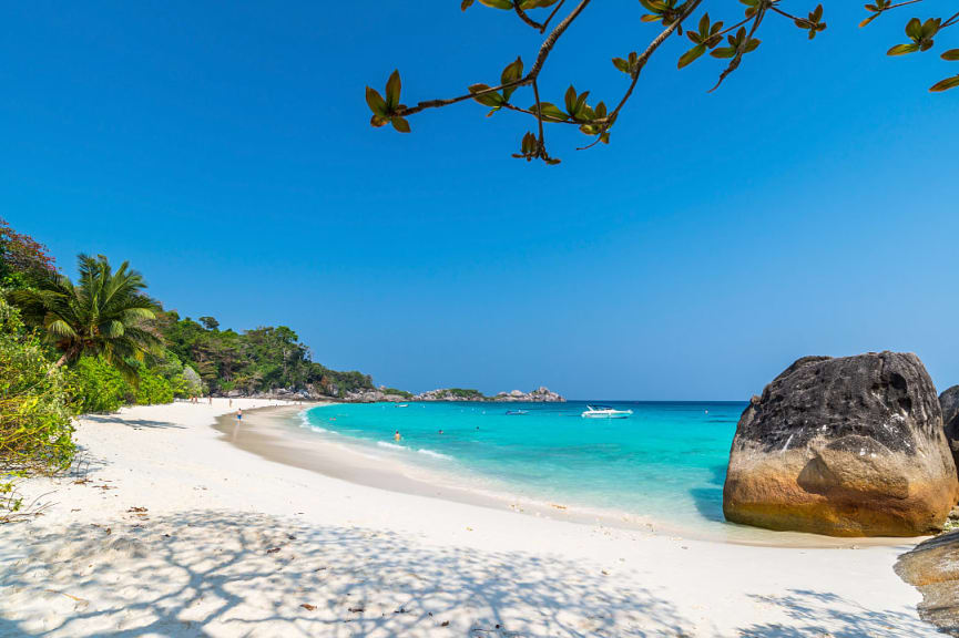 Princess Beach in the Similan Islands, Thailand