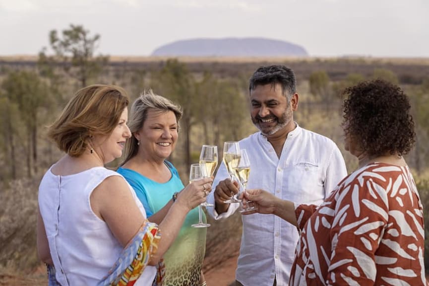 Tali Wiru Dining Experience with Uluru in the background