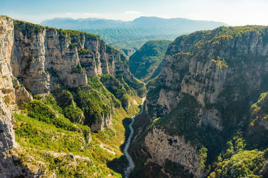 The Gorge of Vikos in Greece