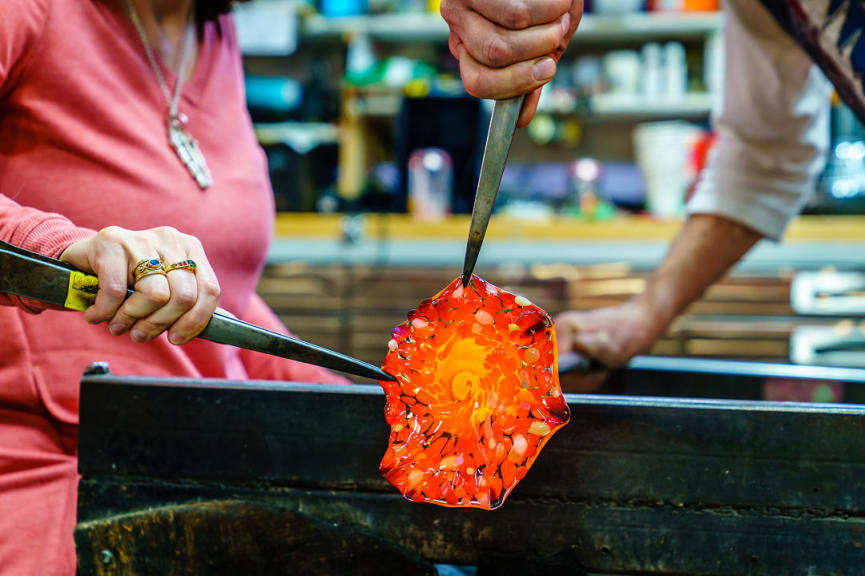 Glassblowing workshop