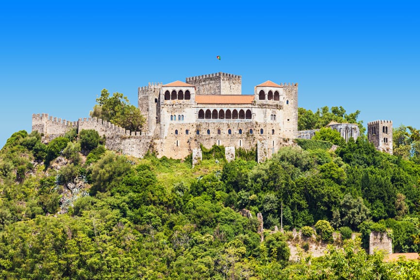 Castle of Leiria in Portugal