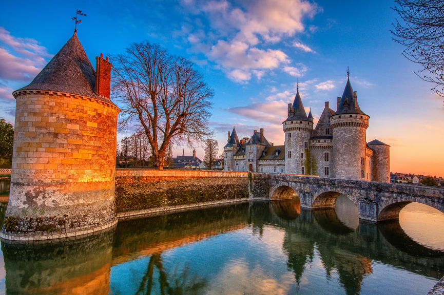 Sully-sur-Loire in Loire Valley, France