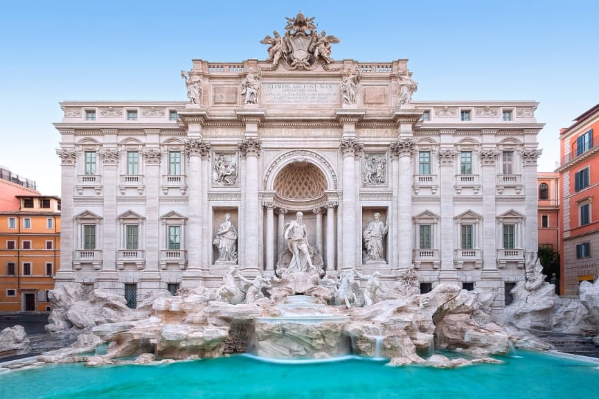 Trevi Fountain in Rome, Italy