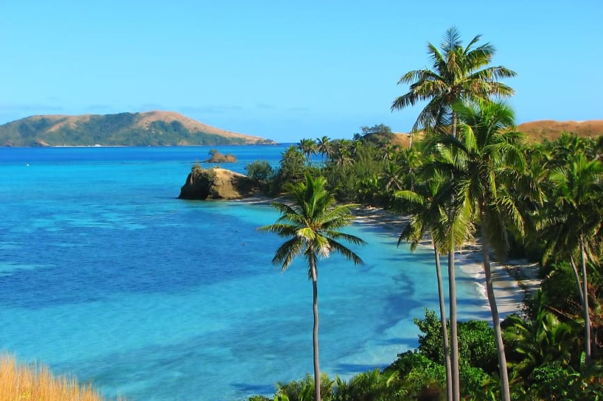 Nacula Island in the Yasawa Islands in Fiji