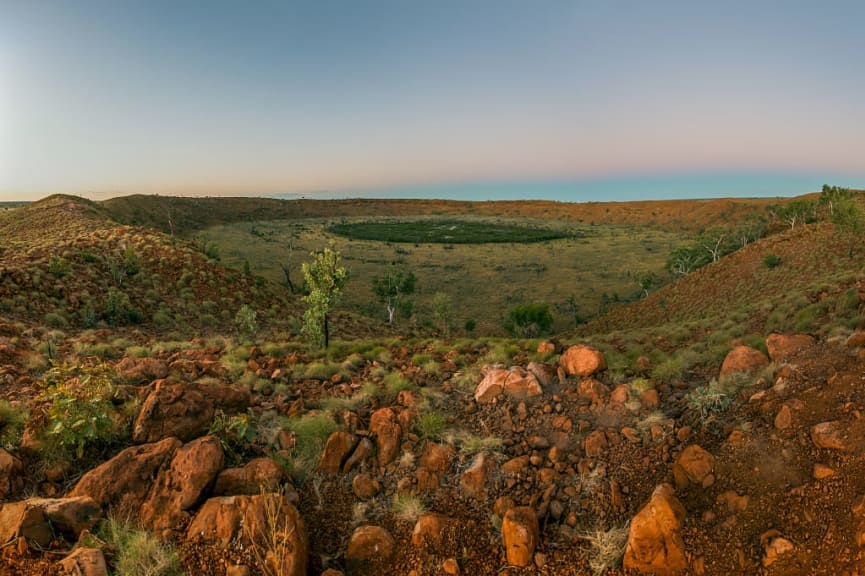 Wolfe Creek Crater in Western Australia