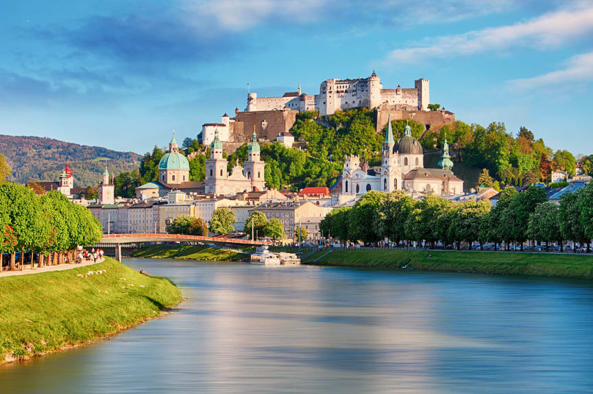 Hohensalzburg Fortress in Salzburg, Austria