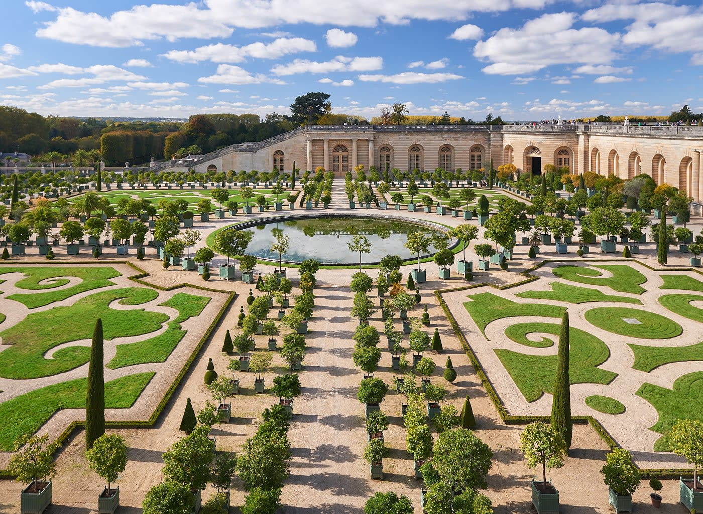 Palace of Versailles in Versailles, France