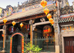 Thien Hau Temple in Ho Chi Minh City, Vietnam