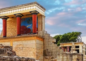 Ruins of the Minoan Palace of Knossos, Crete