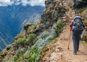 Trekking in the Peruvian Andes 