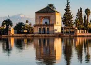 Saadian garden pavilion in Marrakech, Morocco