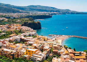 Sorrento coast  in Italy