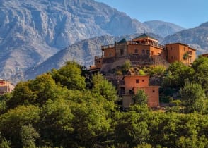 Kasabah du Toubkal in the High Atlas Mountains of Morocco