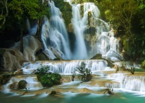 Kuang Si waterfall in Luang Prabang, Laos