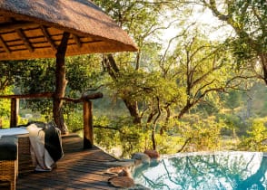 Luxurious pool at Dulini Lodge in South Africa. Photo courtesy: Dulini Lodge