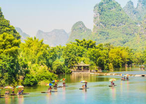 Li River in Yangshuo, China.