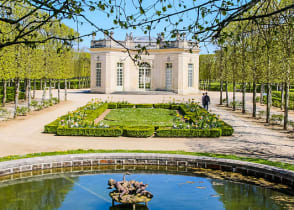 The French Pavilion and French Garden at the Petit Trianon in Marie-Antoinette Estate.