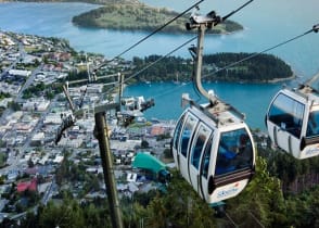 One of the incredible moments of this adventure is a ride on the horizon over Queenstown