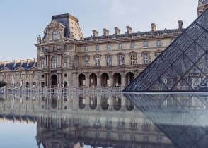 Louvre Museum in Paris, France