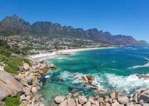 Camps Bay in Cape Town, South Africa