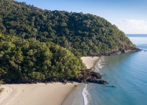 Daintree, the place where the rainforest meets the coral sea in Australia