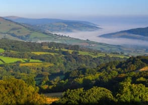 Brecon Beacons National Park in Wales, UK