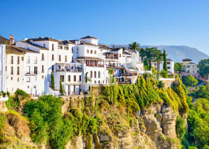 Moorish pueblos blancos in Ronda, Spain