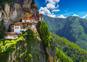 Tiger nest monastery in Taktshang, Bhutan