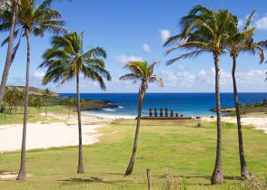 Anakena Beach, Easter Island, Chile