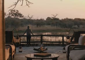 Luxury camp in Botswana