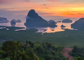 Beautiful Phang Nga Bay in Thailand