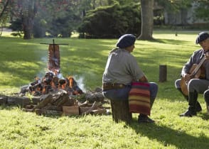 Gauchos asado in San Antonio de Areco, Argentina