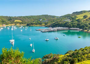 Bay on Waiheke Island, New Zealand