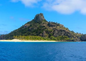 Monuriki Island in the Mamanuca Islands, Fiji