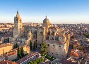 The New Cathedral, one of the main Roman Catholic churches in Salamanca, Spain