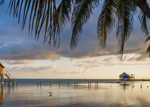 Ambergris house on the ocean in Belize