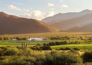 Small town at the foot of the Andes, province of Salta, Argentina