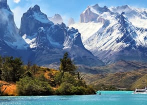 Torres del Paine National Park in Puerto Natales, Chile