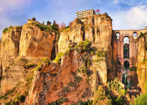 Ronda Bridge in Malaga, Spain