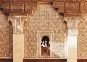 Couple in Marrakech, Morocco