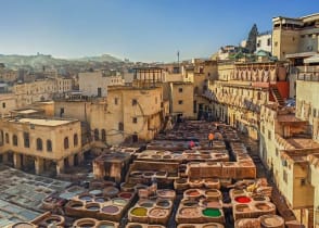 Tannery in Fez, Morocco