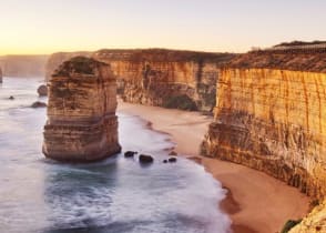 Twelve Apostles coastal rock formation in Victoria, Australia