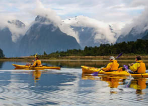 Sea Kayak on Milford Sound in New Zealand